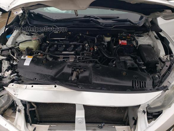 2016 Honda Civic Exl White vin: 2HGFC1F7XGH639795