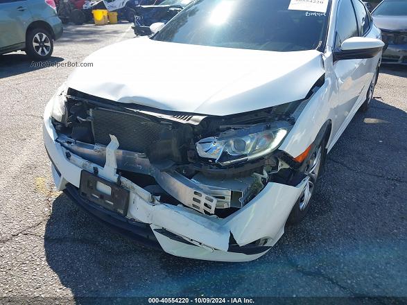 2016 Honda Civic Lx Белый vin: 2HGFC2F54GH543925