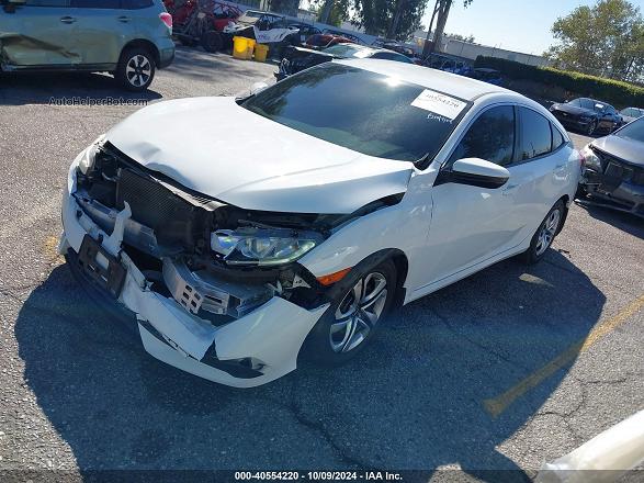2016 Honda Civic Lx Белый vin: 2HGFC2F54GH543925