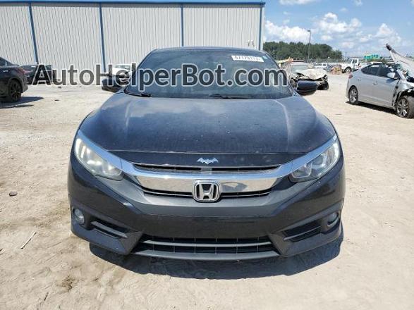 2016 Honda Civic Exl Black vin: 2HGFC3B71GH359538