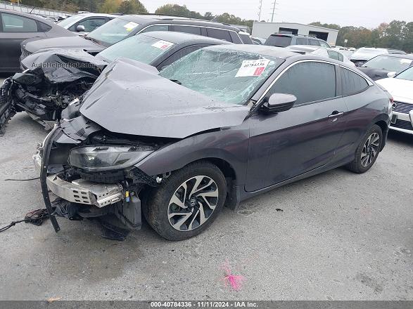 2016 Honda Civic Lx-p Gray vin: 2HGFC4B04GH309483