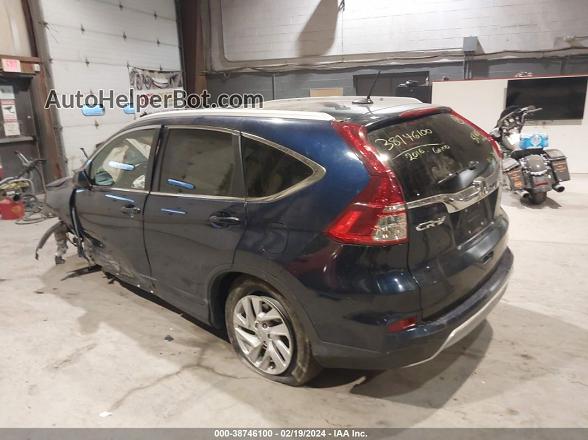 2016 Honda Cr-v Ex-l Blue vin: 2HKRM4H74GH696461