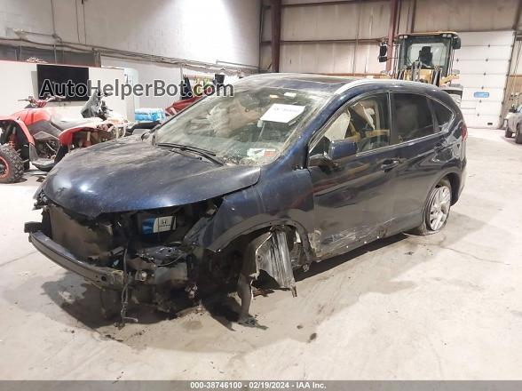 2016 Honda Cr-v Ex-l Blue vin: 2HKRM4H74GH696461