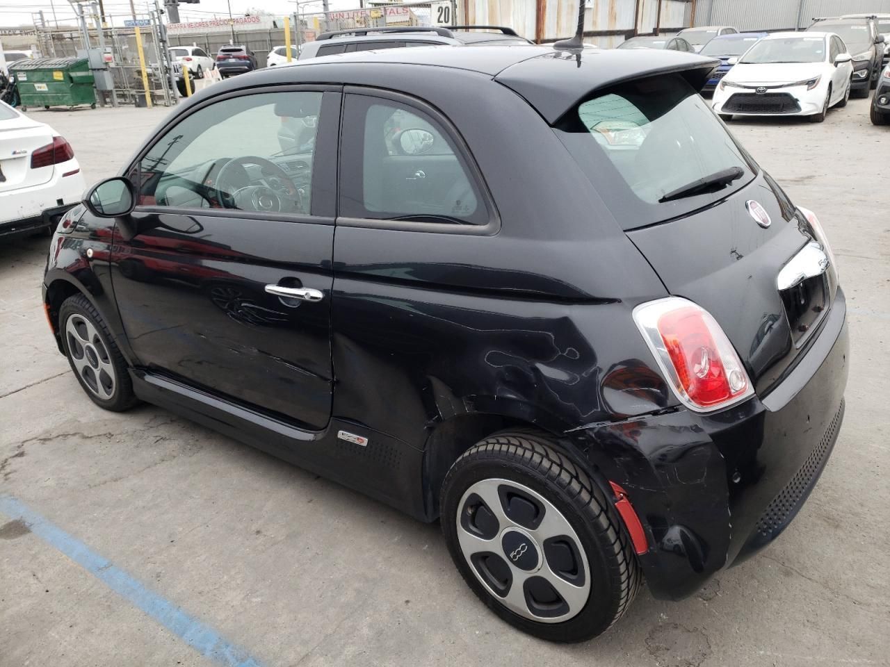 2012 Fiat 500 with 16x8.25 25 JNC Jnc014 and 205/45R16