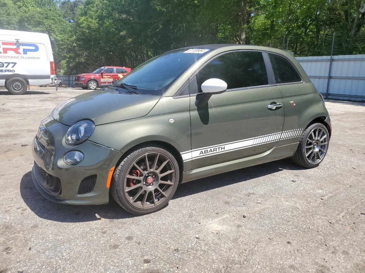 【FIAT500】 2017 Fiat 500 Abarth with 17x8 Vors Sp1 and Falken 205x40 on