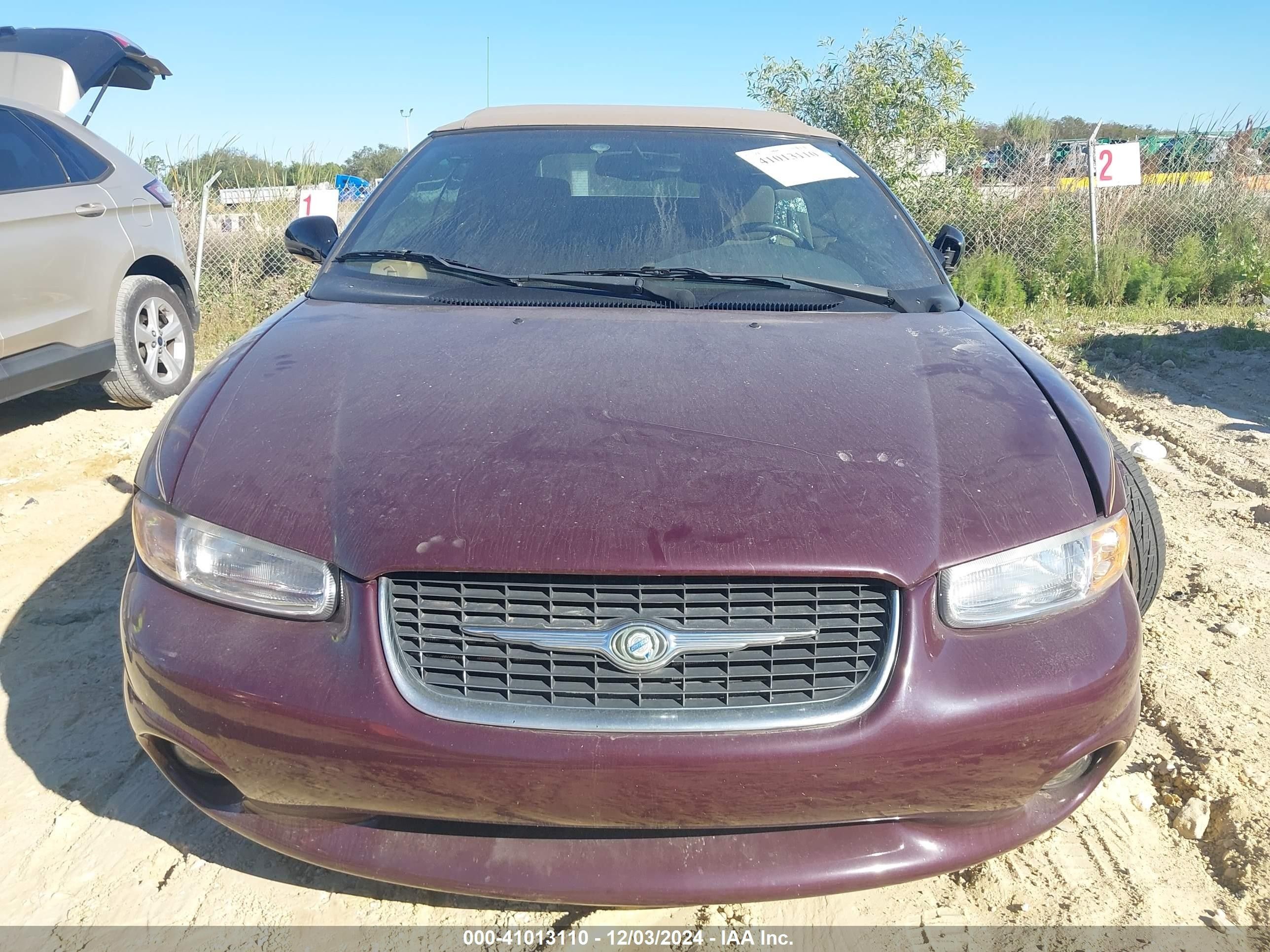 Price & History 1999 Chrysler Sebring Jxi 2.5l V-6 168hp vin Price & History 1999 Chrysler Sebring Jxi 2.5l V-6 168hp vin