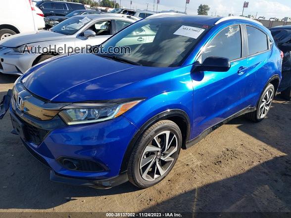 2019 Honda Hr-v Sport Синий vin: 3CZRU5H15KM702573