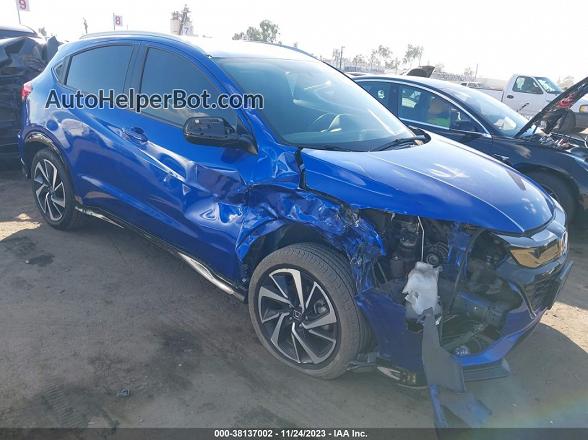 2019 Honda Hr-v Sport Синий vin: 3CZRU5H15KM702573