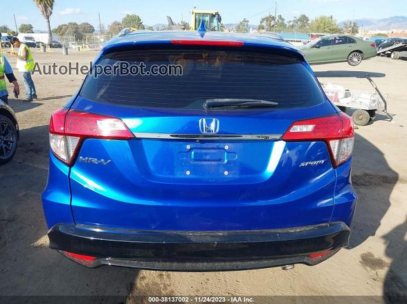 2019 Honda Hr-v Sport Синий vin: 3CZRU5H15KM702573