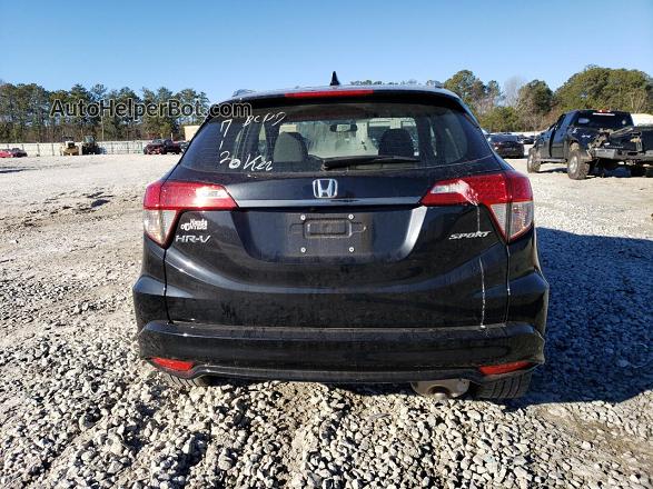 2019 Honda Hr-v Sport Черный vin: 3CZRU5H16KG707120