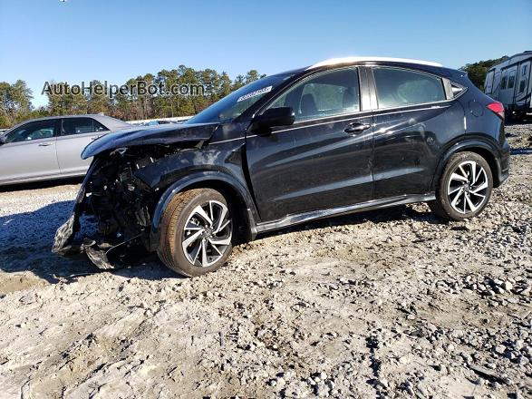 2019 Honda Hr-v Sport Черный vin: 3CZRU5H16KG707120