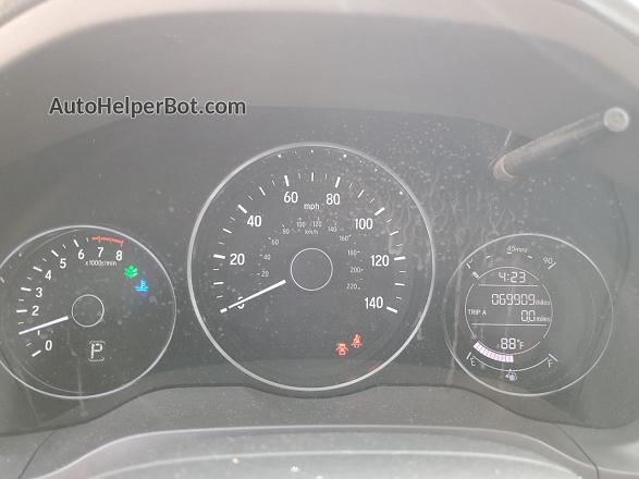 2019 Honda Hr-v Lx Gray vin: 3CZRU5H30KG712749