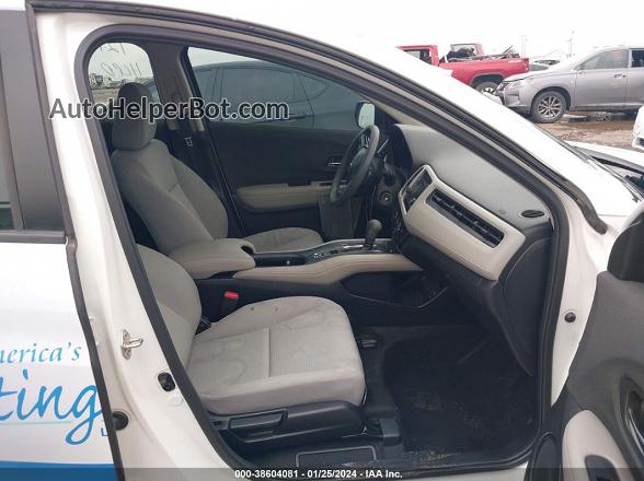 2019 Honda Hr-v Lx White vin: 3CZRU5H36KM709887