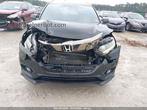 2019 Honda Hr-v Sport Black vin: 3CZRU6H16KG707365