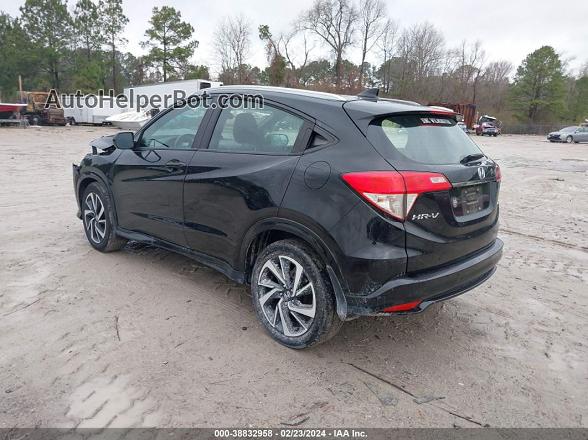 2019 Honda Hr-v Sport Black vin: 3CZRU6H16KG707365