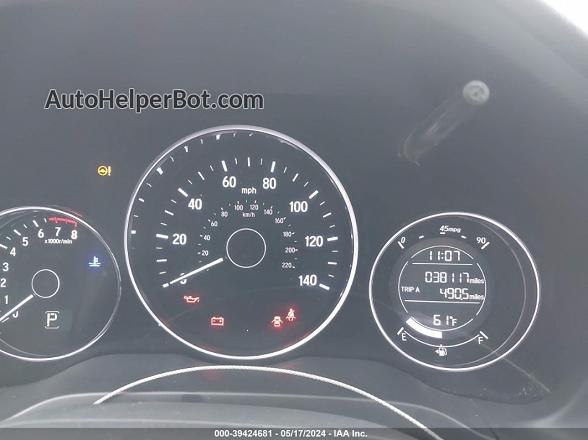 2019 Honda Hr-v Sport Silver vin: 3CZRU6H16KG725736