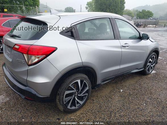 2019 Honda Hr-v Sport Silver vin: 3CZRU6H16KG725736