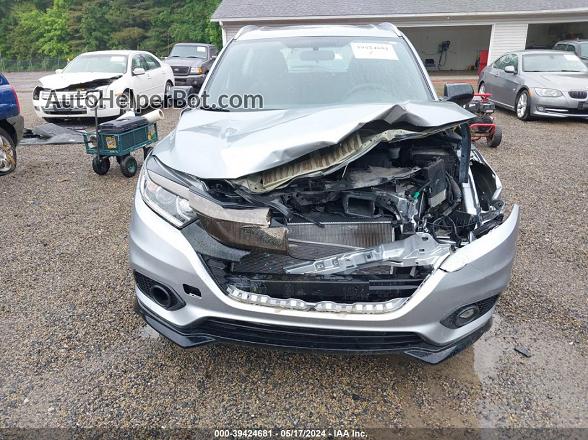 2019 Honda Hr-v Sport Silver vin: 3CZRU6H16KG725736