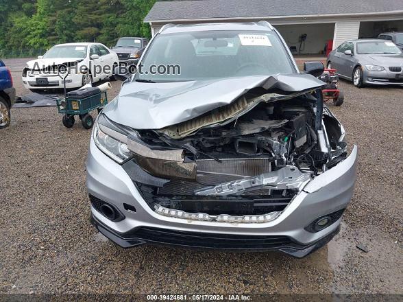 2019 Honda Hr-v Sport Silver vin: 3CZRU6H16KG725736