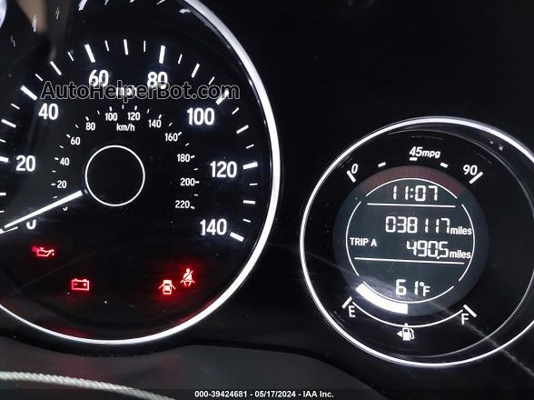 2019 Honda Hr-v Sport Silver vin: 3CZRU6H16KG725736