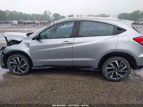 2019 Honda Hr-v Sport Silver vin: 3CZRU6H16KG725736