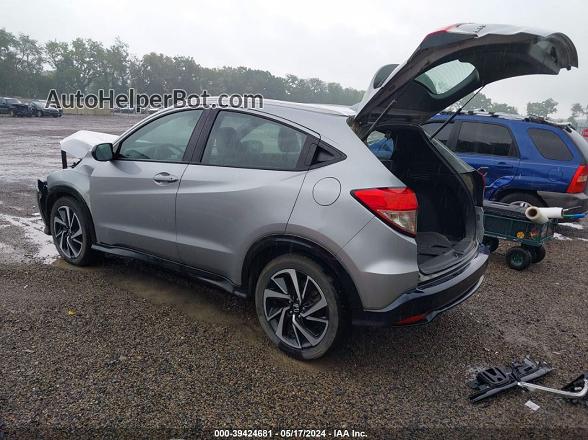 2019 Honda Hr-v Sport Silver vin: 3CZRU6H16KG725736