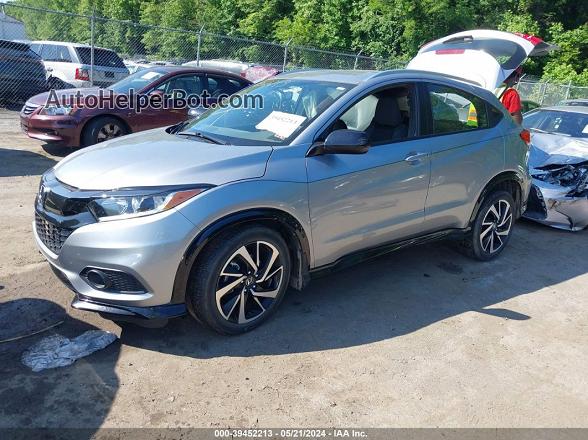 2019 Honda Hr-v Sport Silver vin: 3CZRU6H18KG709375