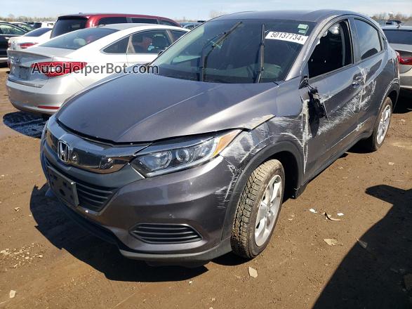 2019 Honda Hr-v Lx Серый vin: 3CZRU6H33KG722486