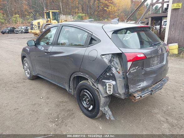 2019 Honda Hr-v Lx Gray vin: 3CZRU6H38KG711340