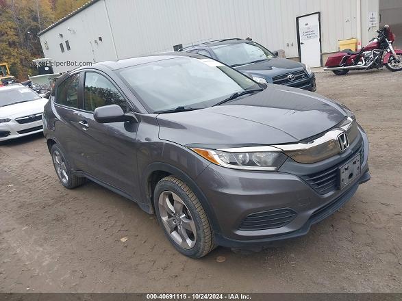 2019 Honda Hr-v Lx Gray vin: 3CZRU6H38KG711340