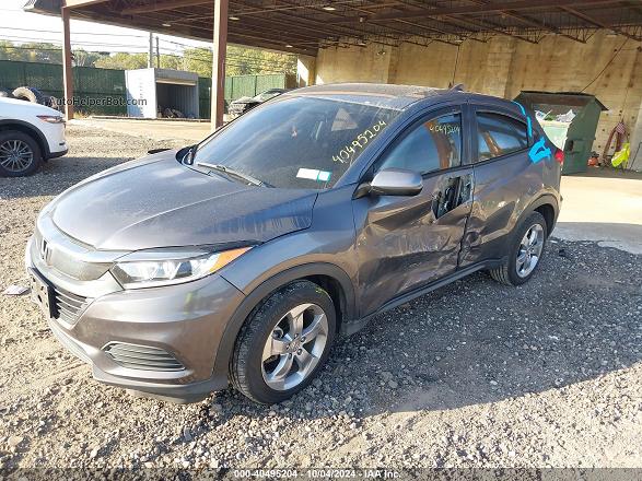 2019 Honda Hr-v Lx Gray vin: 3CZRU6H39KG707054