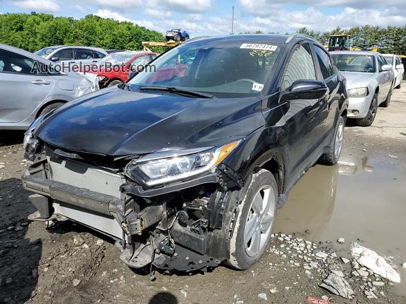 2019 Honda Hr-v Ex Black vin: 3CZRU6H51KM721386