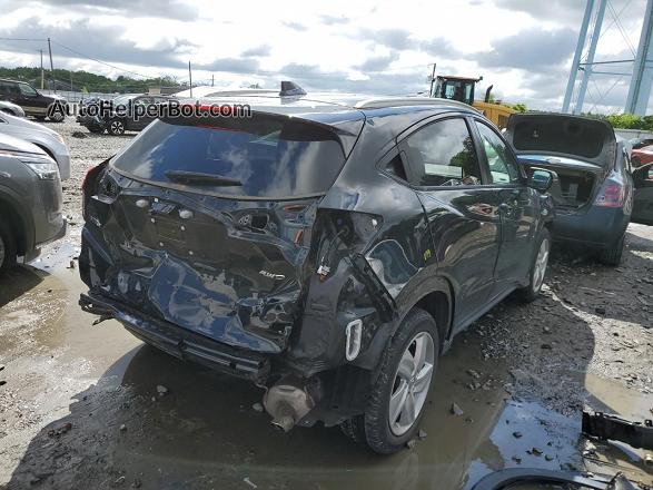 2019 Honda Hr-v Ex Black vin: 3CZRU6H51KM721386