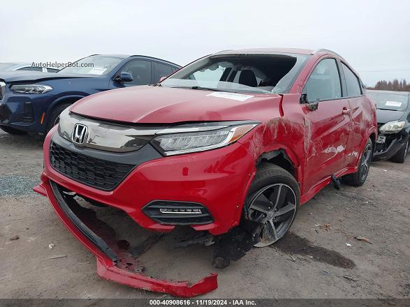 2019 Honda Hr-v Touring Red vin: 3CZRU6H98KM700831