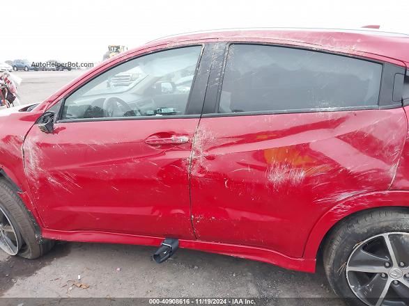 2019 Honda Hr-v Touring Red vin: 3CZRU6H98KM700831
