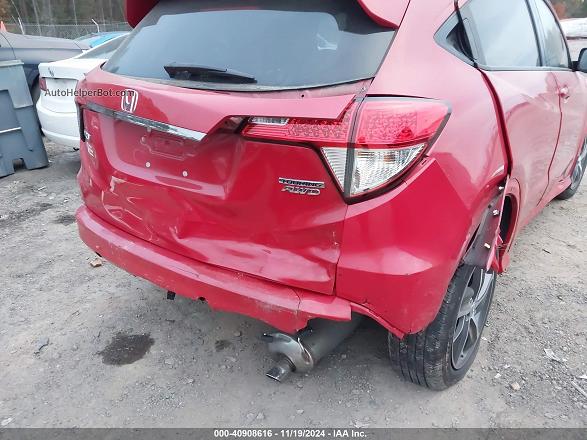 2019 Honda Hr-v Touring Red vin: 3CZRU6H98KM700831