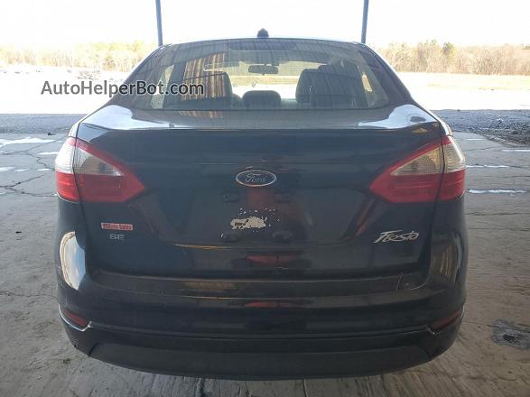 2015 Ford Fiesta Se Black vin: 3FADP4BJ7FM126023