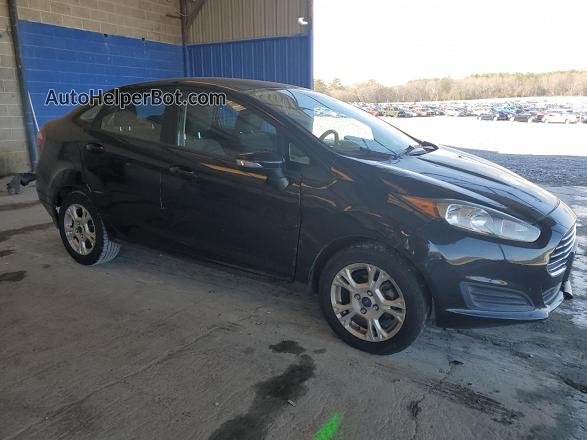 2015 Ford Fiesta Se Black vin: 3FADP4BJ7FM126023