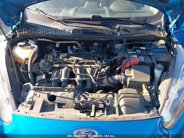 2015 Ford Fiesta Se Blue vin: 3FADP4BJ7FM145297