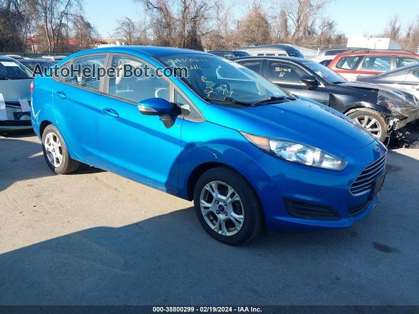 2015 Ford Fiesta Se Blue vin: 3FADP4BJ7FM145297