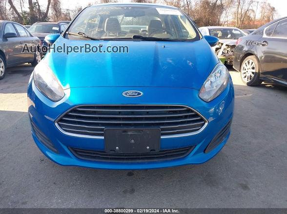 2015 Ford Fiesta Se Blue vin: 3FADP4BJ7FM145297