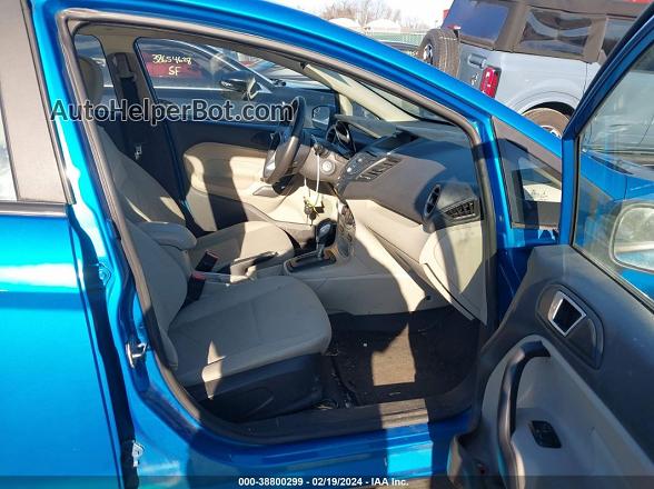 2015 Ford Fiesta Se Blue vin: 3FADP4BJ7FM145297
