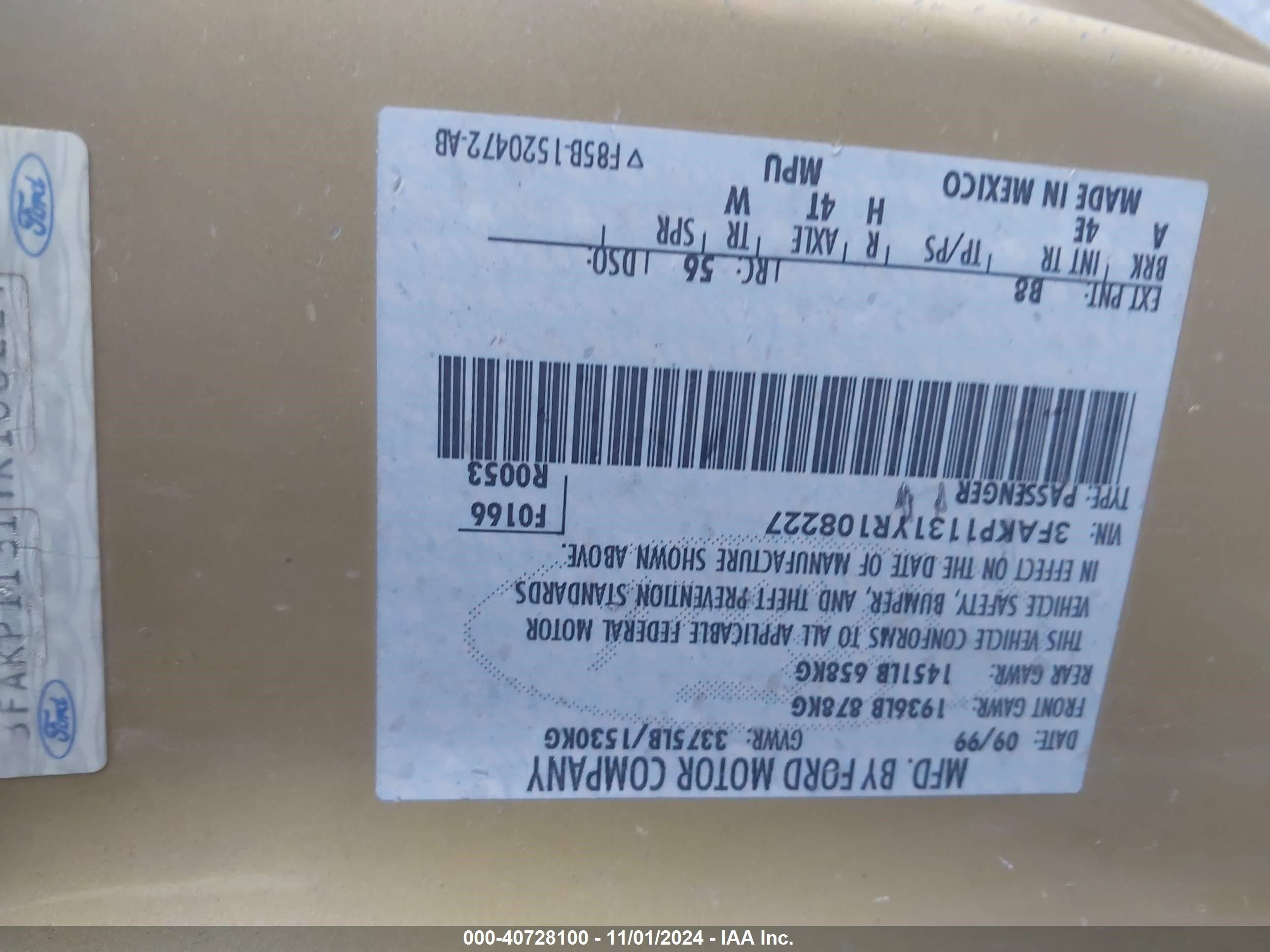 Price & History 2000 Ford Escort Zx2 2.0l I-4 Dohc, 130hp