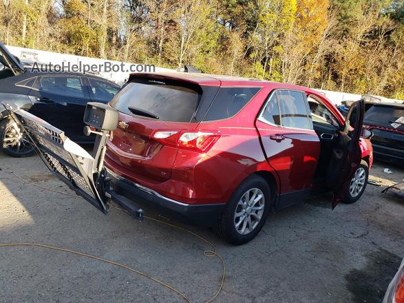 2018 Chevrolet Equinox Lt Бордовый vin: 3GNAXJEV6JS518304