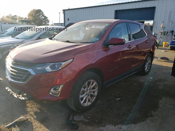 2018 Chevrolet Equinox Lt Бордовый vin: 3GNAXJEV6JS518304