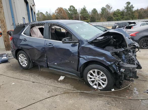 2018 Chevrolet Equinox Lt Синий vin: 3GNAXJEVXJS609978