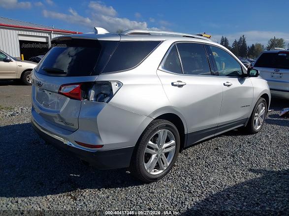 2018 Chevrolet Equinox Premier Серебряный vin: 3GNAXWEX6JS571583