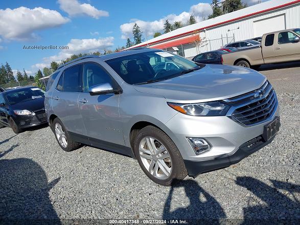 2018 Chevrolet Equinox Premier Серебряный vin: 3GNAXWEX6JS571583