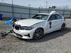 2021 Bmw 330i  White vin: 3MW5R1J03M8C08091