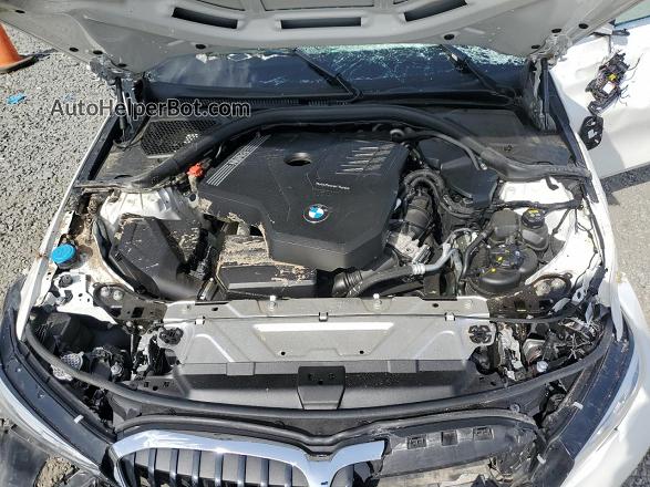 2021 Bmw 330i  White vin: 3MW5R1J03M8C08091